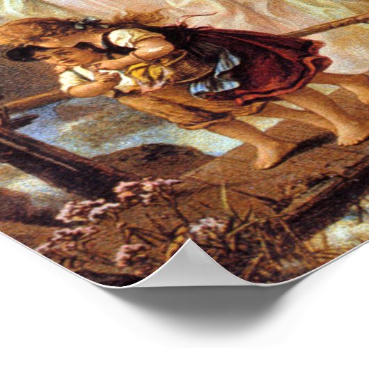 Beautiful Guardian Angel Poster (Ecke)