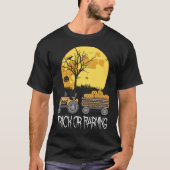 Beautiful Halloween pumpkin Tractor Farming Farmer T-Shirt (Vorderseite)