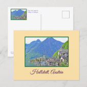 Beautiful Hallstatt, Austria Postkarte (Vorne/Hinten)
