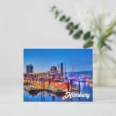 Beautiful Hamburg, Germany Postkarte (Stehend Vorderseite)