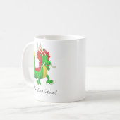 Beautiful Hand Drawn Chinese Dragon Kaffeetasse (Vorderseite Links)