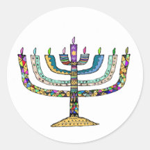 Beautiful Hanukkah Menorah Gefallen/Umschlag Stick