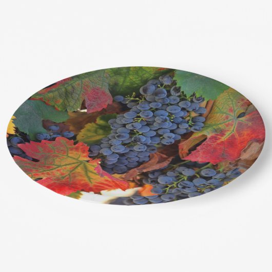 Beautiful Harvest Weinberg Weinberg Teller (Schrägansicht)