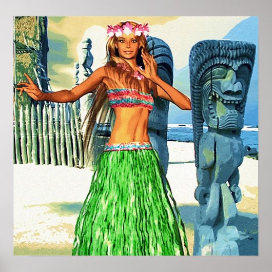 Beautiful Hawaii Poster (Vorne)