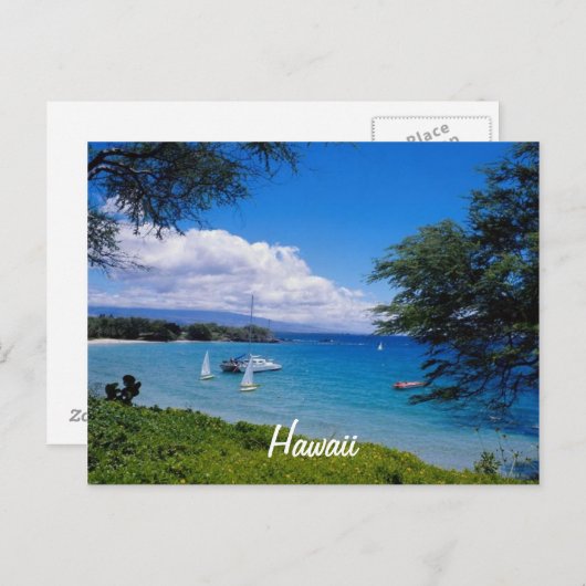 Beautiful Hawaii Postkarte (Vorne/Hinten)