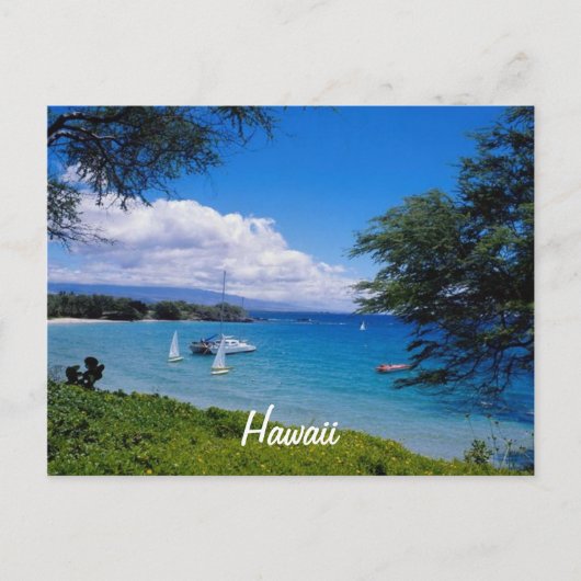 Beautiful Hawaii Postkarte (Vorderseite)