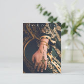 Beautiful Henna Patterns Marokko Marrakesch Postkarte (Stehend Vorderseite)