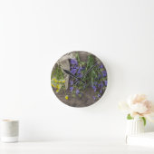 beautiful herbal background runde wanduhr (Zuhause)