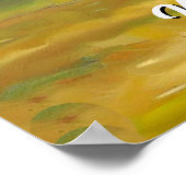 Beautiful Hereford Bull Poster (Ecke)