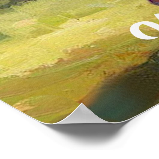 Beautiful Hereford Bull Poster (Ecke)