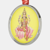 Beautiful Hindu Goddeß Lakshmi Car Ornament Aus Metall (Links)
