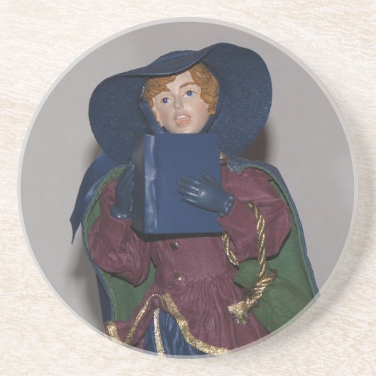 Beautiful Holiday Caroler Holiday Untersetzer (Vorne)