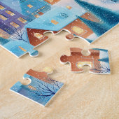 Beautiful holiday christmas housses puzzle (Seite)