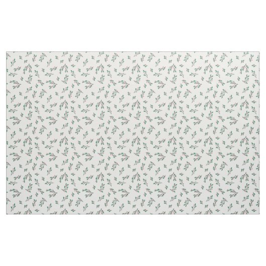 Beautiful Holly Seamless Christmas Pattern Stoff (Fat Quarter (45,7 x 55,9 cm))
