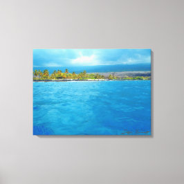 Beautiful Honaunau Hawaii Land Sea Canvas Print Leinwanddruck