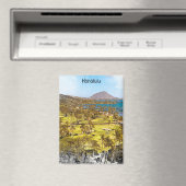 Beautiful Honolulu Oahu Landschaft Reise Magnet (In Situ (Geschirrspüler))