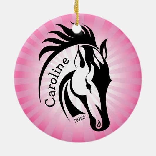 Beautiful Horse 2020 Ornament (Hinten)