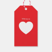 Beautiful Horse Christmas Gift Tag Geschenkanhänger (Rückseite)