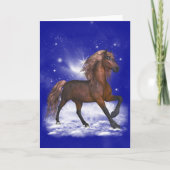 Beautiful horse in the clouds, spirit horse. karte (Vorderseite)