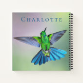 Beautiful Hummingbird Foto Custom Notizblock (Rückseite)