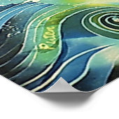 Beautiful Hummingbird Poster (Ecke)