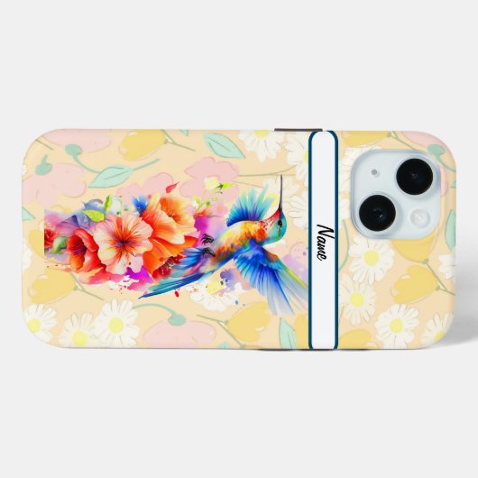 Beautiful Hummingbird Tough Case-Mate iPhone Hülle (Rückseite (Horizontal))