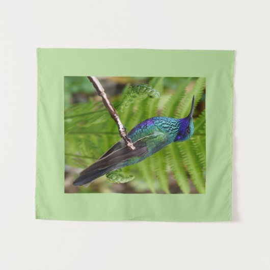 Beautiful Hummingbird Wandteppich (Vorderseite (Horizontal))