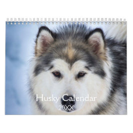 Beautiful Husky Dog Kalender