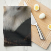 Beautiful Husky Throw Pillow Geschirrtuch (Viertel Falte)