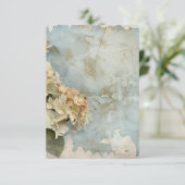 Beautiful Hydrangea Dankeschön Karte (Stehend Vorderseite)