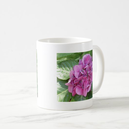 Beautiful Hydrangea Kaffeetasse (VorderseiteRechts)