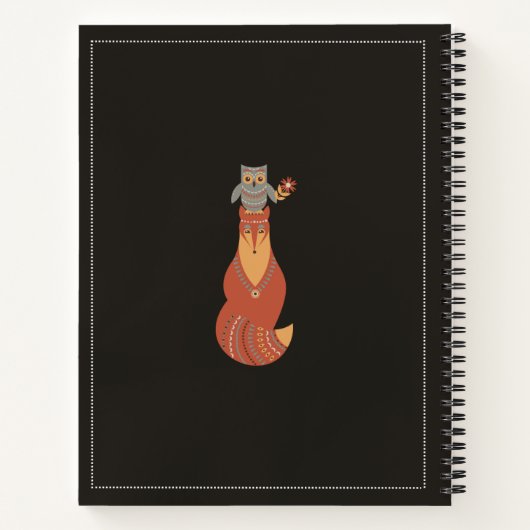 Beautiful Hyge Skandinavien Folklore Individuelle  Notizblock (Rückseite)