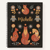 Beautiful Hyge Skandinavien Folklore Individuelle Notizblock (Vorderseite)