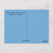 Beautiful Iceberg Aappilattoq Greenlanad Postkarte (Rückseite)