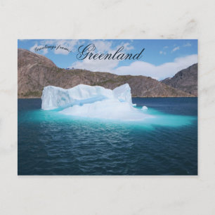 Beautiful Iceberg Aappilattoq Greenlanad Postkarte