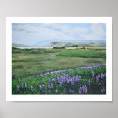 Beautiful Icelandic landscape by Pola.B.Alex Art Poster (Vorne)