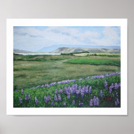Beautiful Icelandic landscape by Pola.B.Alex Art Poster
