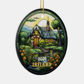 Beautiful Imitats Glass Ireland Souvenir Keramik Ornament (Rechts)