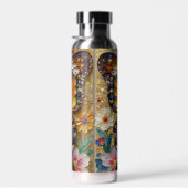 Beautiful Impasto Butterfly & Flowers Trinkflasche (Rechts)