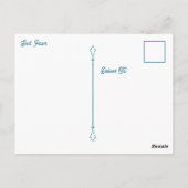 Beautiful Impasto Whale Oceanic Keep in Touch Postkarte (Rückseite)