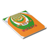 Beautiful India National Flag Colors Hakuna Matata Notizblock (angewinkelt)