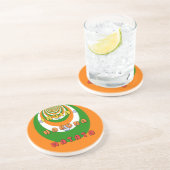 Beautiful India National Flag Colors Hakuna Matata Sandstein Untersetzer (Seite)