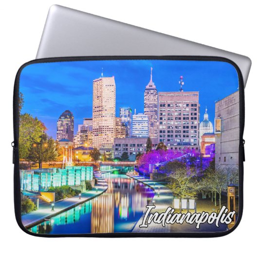 Beautiful Indianapolis, Indiana, Vereinigte Staate Laptopschutzhülle (Vorderseite)