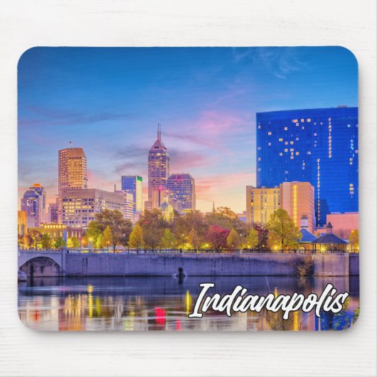 Beautiful Indianapolis, Indiana, Vereinigte Staate Mousepad (Vorne)