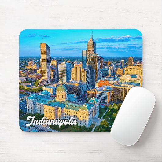 Beautiful Indianapolis, Indiana, Vereinigte Staate Mousepad (Mit Mouse)