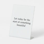Beautiful Inspirational quotes Sockelschild (Vorderseite)