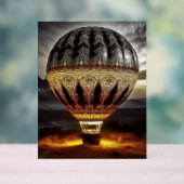 Beautiful Intricate Hot Air Balloon In Mountains Acrylschild (Neutral)