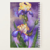 Beautiful Irises Planner Planer (Rückseite)