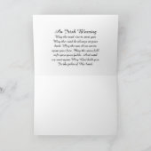 Beautiful Irish Blessing Vielen Dank Karte (Innenseite)