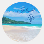 Beautiful Island Life Stickers (Vorderseite)